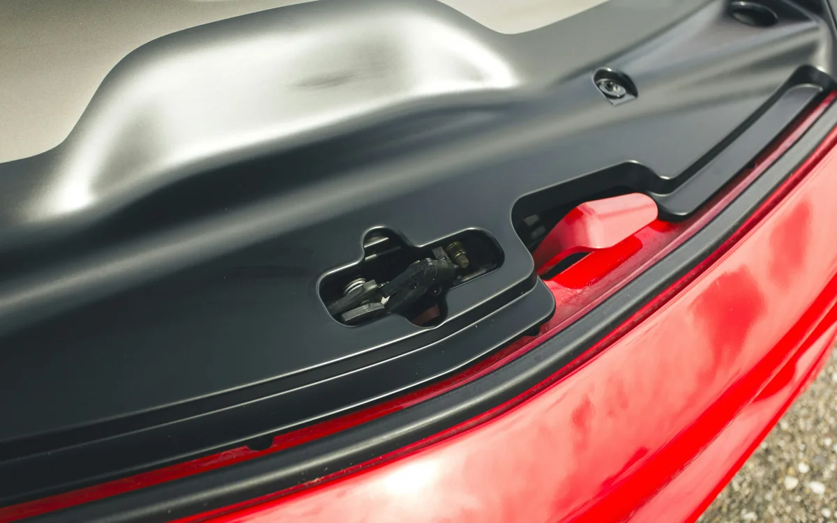 Trunk lid seal and latch — water-tight at Alfa Garage Miami