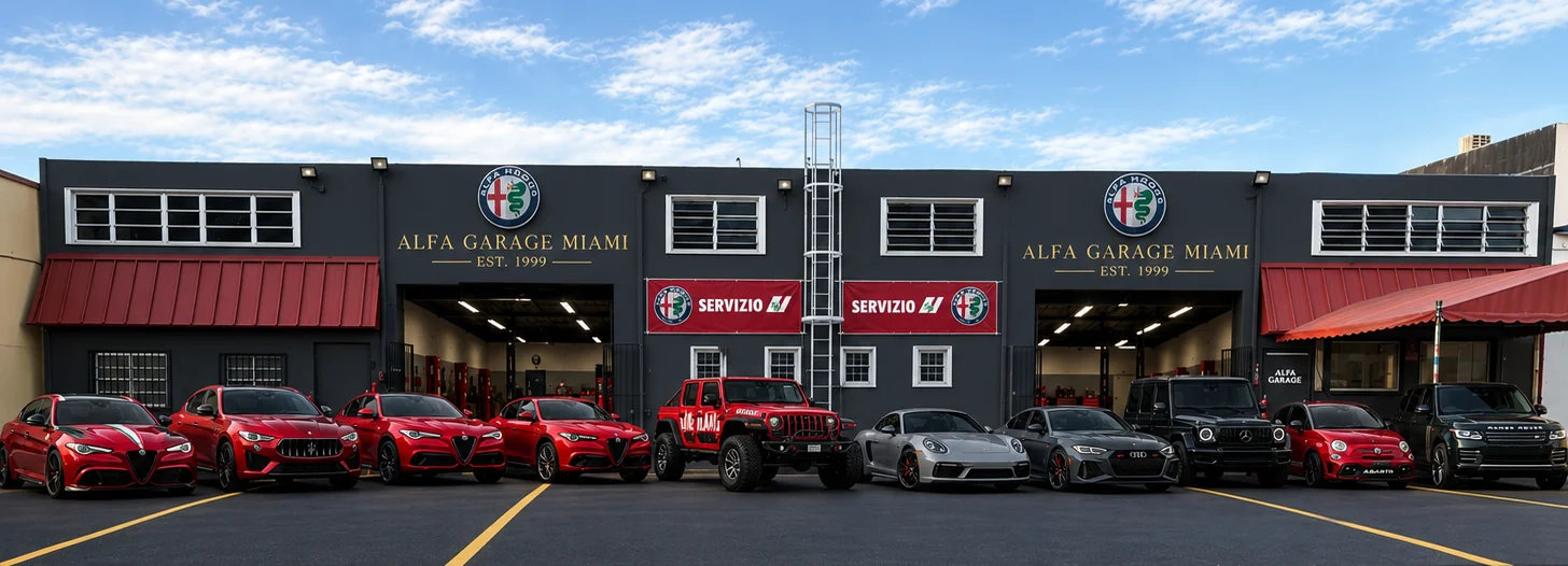 Alfa Garage Miami storefront since 1999